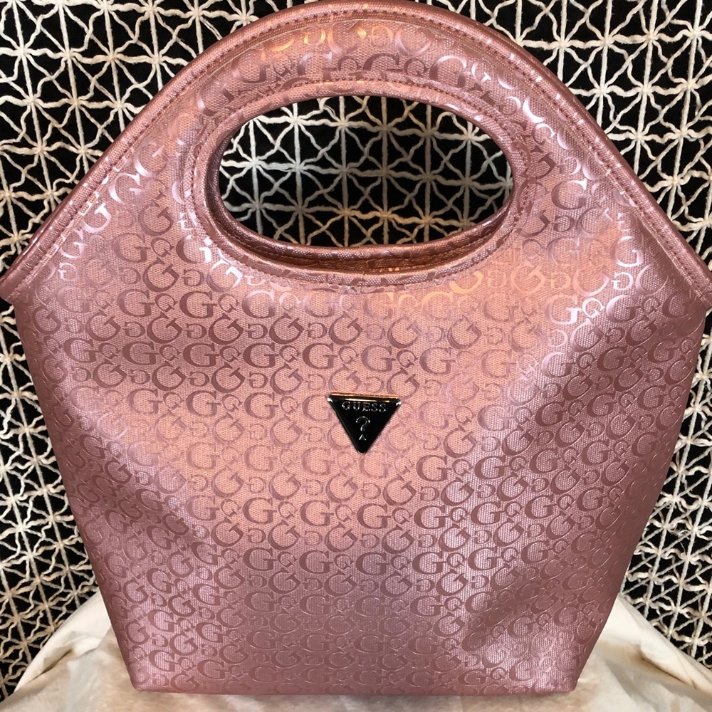 EUC GUESS Large Tote Style Purse - Pinkish Mauve